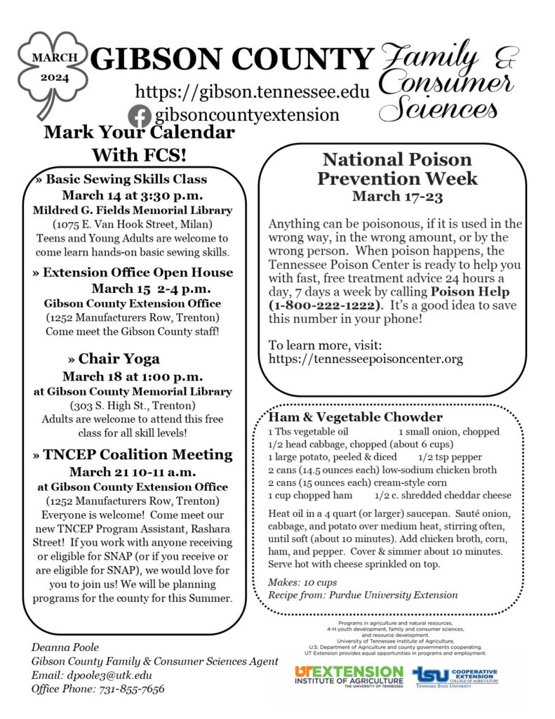 Family & Consumer Sciences | Gibson County
